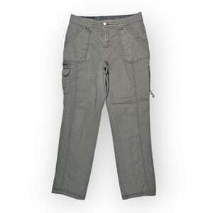 Nautral Reflections Green Cargo Stretchy Waistband Pants Women's Size 10‎